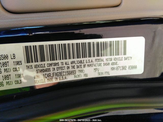 1C4RJFAG9EC156093 Jeep Grand Cherokee Laredo