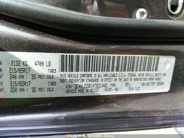 3C4NJDDB1HT631442 Jeep Compass Trailhawk