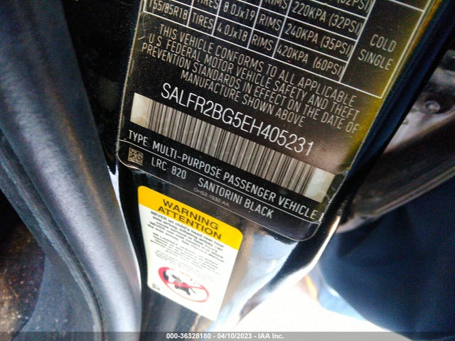 SALFR2BG5EH405231 Land Rover LR2