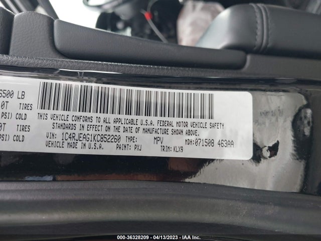 Jeep Grand Cherokee Laredo E 2019 1C4RJEAG1KC852260 Image 9