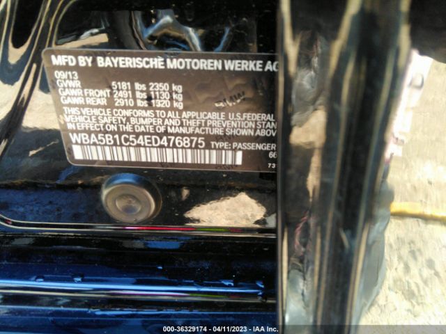 WBA5B1C54ED476875 BMW 5 Series 535i