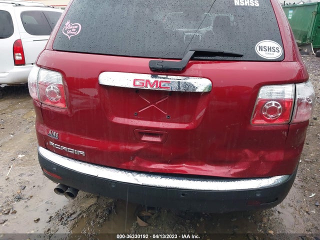 2010 GMC ACADIA SLT1 VIN: 1GKLRMED2AJ146261