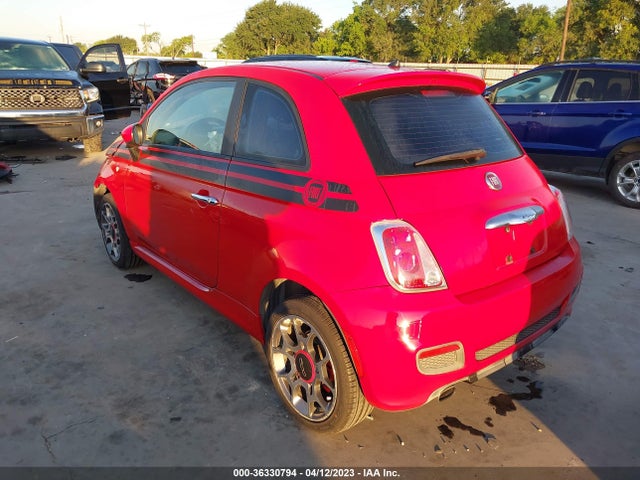 2012 FIAT 500 SPORT VIN: 3C3CFFBR2CT109761