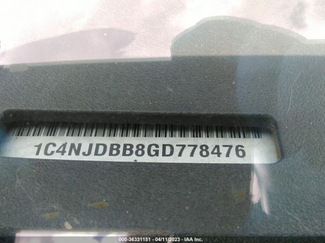 1C4NJDBB8GD778476 Jeep Compass Sport