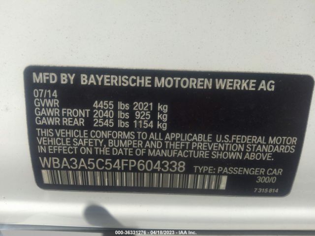 WBA3A5C54FP604338 BMW 3 Series 328i