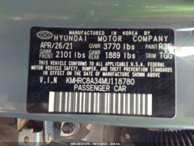 Hyundai Venue Sel 2021 KMHRC8A34MU118780 Image 11