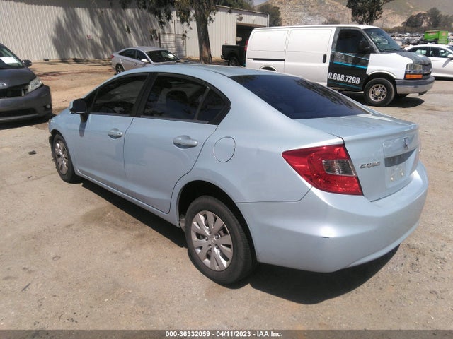 2012 HONDA CIVIC SDN LX VIN: 19XFB2F58CE359093