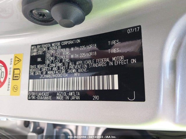 JTJYARBZ8H2082704 Lexus Nx Nx Turbo