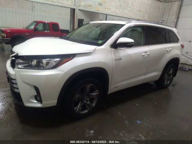5TDDGRFH3KS053158 Toyota Highlander Hybrid Limited Platinum