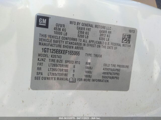 1GT125E8XEF165066 GMC Sierra 2500hd Denali