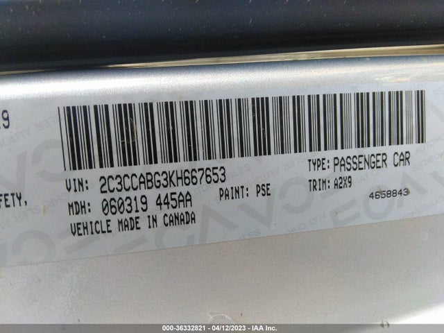 2C3CCABG3KH667653 Chrysler 300 300s