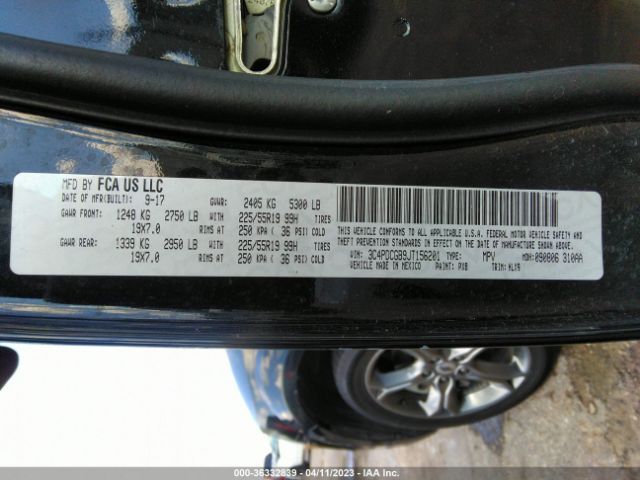 3C4PDCGB9JT156201 Dodge Journey Crossroad