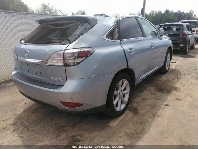 2012 LEXUS RX 350 VIN: 2T2ZK1BAXCC072455