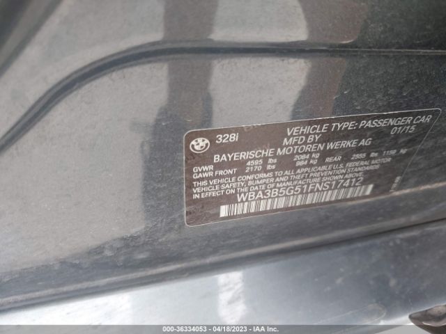 WBA3B5G51FNS17412 BMW 3 Series 328i Xdrive