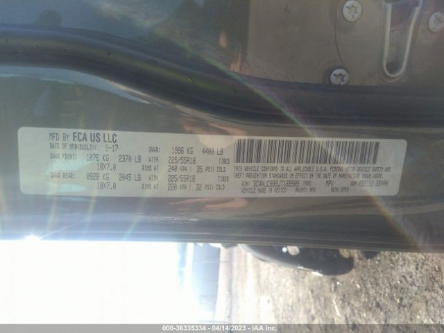 3C4NJCBB9JT165505 Jeep Compass Latitude