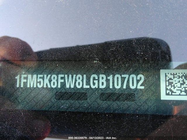 2020 Ford Explorer, VIN: 1FM5K8FW8LGB10702