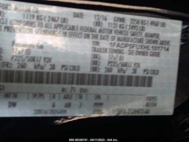 1FADP5FUXHL101714 Ford C-max Energi Titanium
