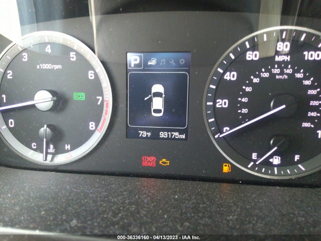 Hyundai Sonata 2.4l Se 2015 5NPE24AF3FH017154 Image 8