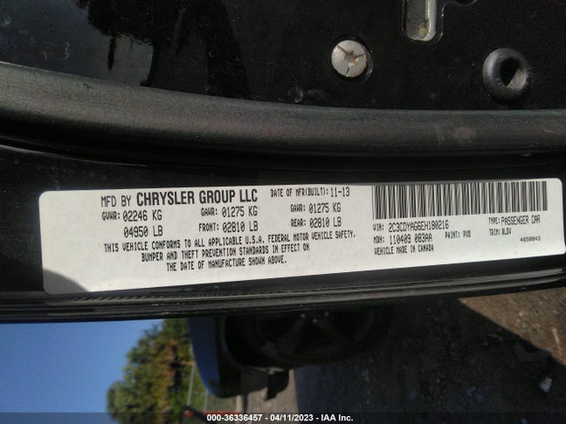 Dodge Challenger Sxt Plus 2014 2C3CDYAG6EH180216 Image 9