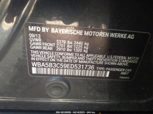 WBA5B3C59ED531736 BMW 5 Series 535i Xdrive