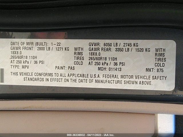 1C4RJHBG1N8533559 Jeep Grand Cherokee Limited
