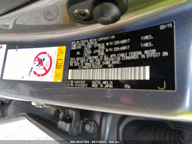2015 Lexus NX, VIN: JTJYARBZ0F2006200
