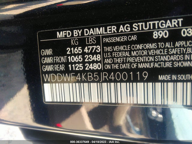 Mercedes-Benz C-class C 300 2018 WDDWF4KB5JR400119 Image 10