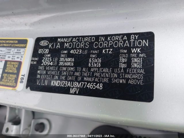 KNDJ23AU8M7746548 KIA SOUL S