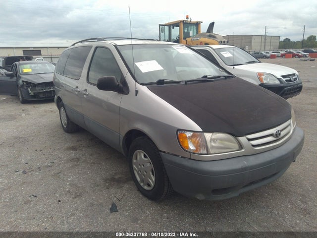 2001 TOYOTA SIENNA LE VIN: 4T3ZF13C11U349277