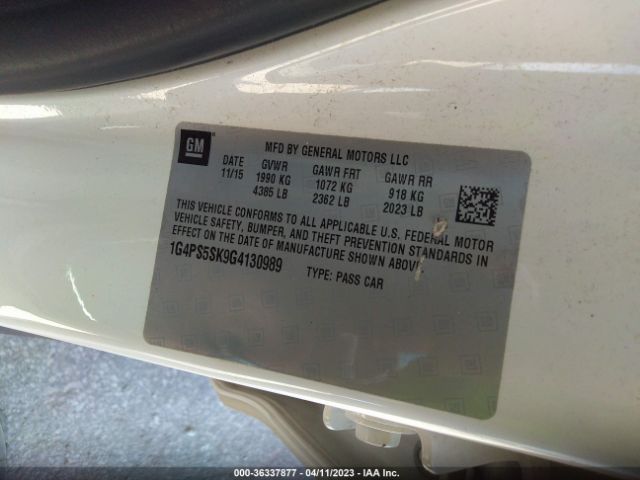 1G4PS5SK9G4130989 Buick Verano Leather Group