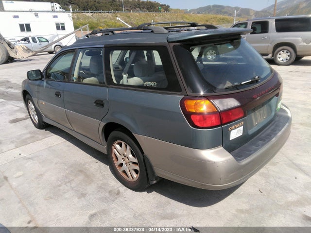 2000 SUBARU LEGACY WAGON OUTBACK EQUIP VIN: 4S3BH6759Y7653872