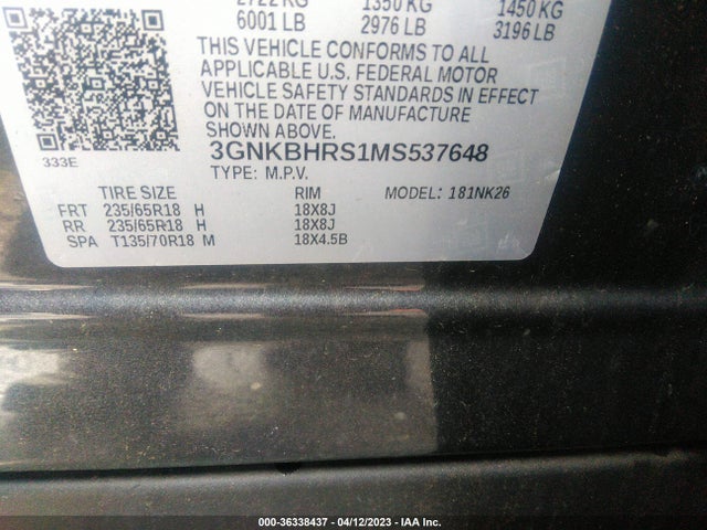 Chevrolet Blazer Lt 2021 3GNKBHRS1MS537648 Image 9