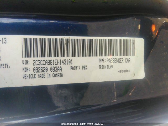 2014 CHRYSLER 300 300S VIN: 2C3CCABG1EH143101