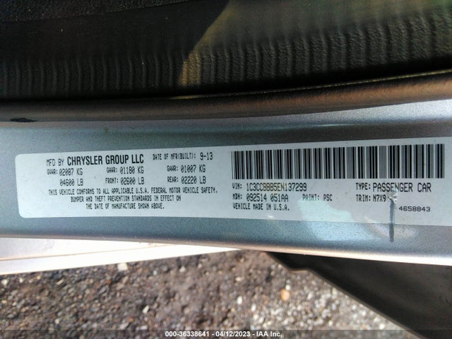 1C3CCBBB5EN137299 Chrysler 200 Touring