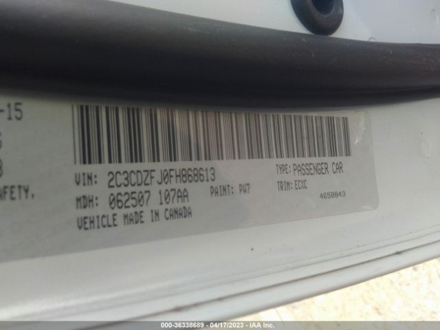 2C3CDZFJ0FH868613 Dodge Challenger R/t Scat Pack