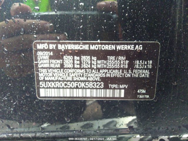 5UXKR0C50F0K58323 BMW X5 Xdrive35i