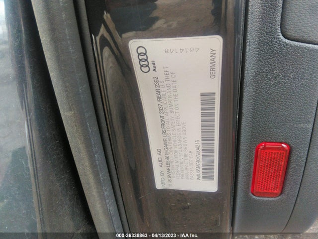 WAUGMAF40KN004216 Audi A4 Premium/titanium Premium