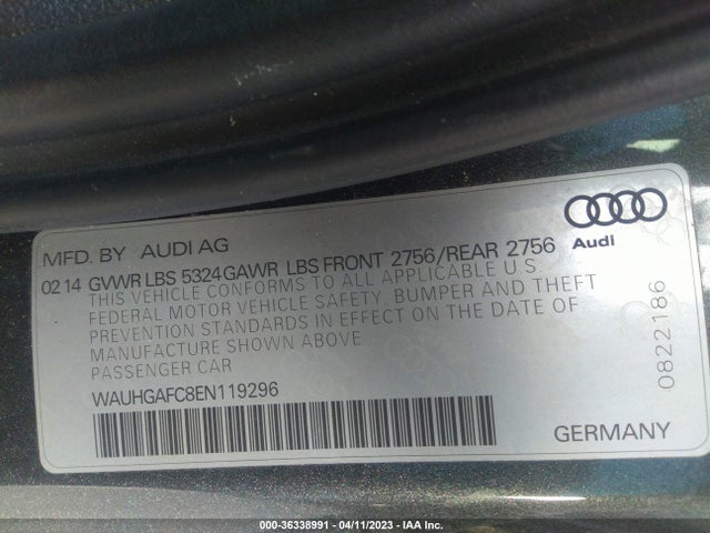 WAUHGAFC8EN119296 Audi A6 3.0t Prestige