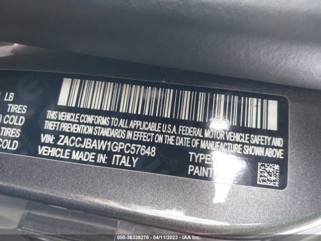 ZACCJBAW1GPC57648 Jeep Renegade Sport