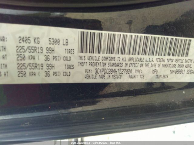 3C4PDCBB4HT527024 Dodge Journey Sxt