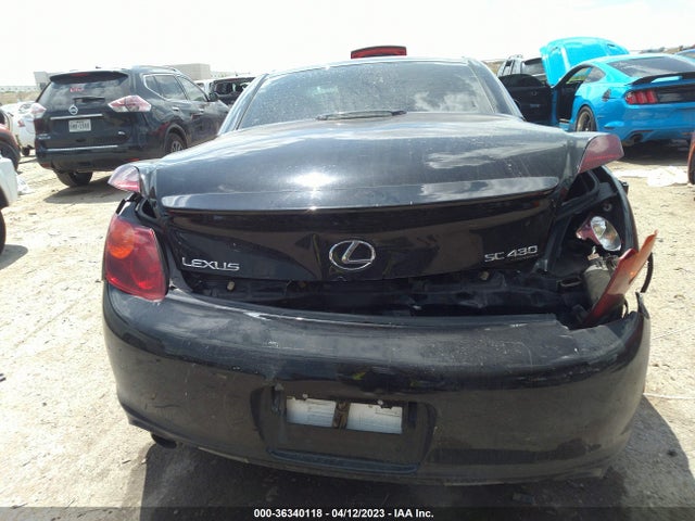 2005 LEXUS SC 430 VIN: JTHFN48Y650061307