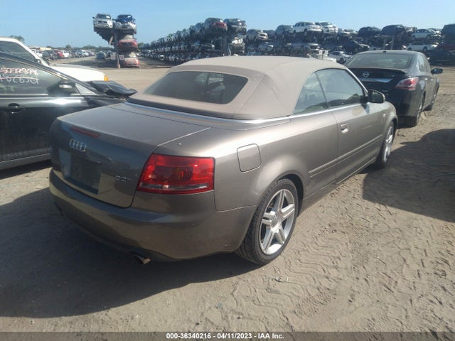 2007 AUDI A4 2.0T VIN: WAUAF48H97K023244