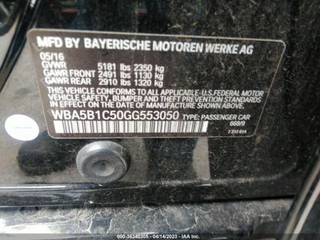 WBA5B1C50GG553050 BMW 5 Series 535i