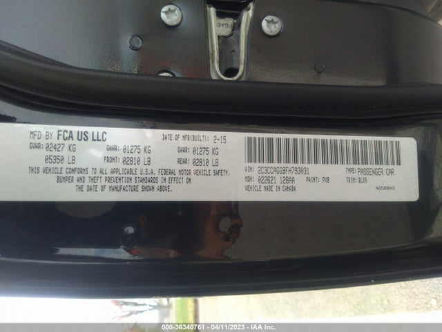 Chrysler 300 300s 2015 2C3CCAGG9FH793031 Image 9