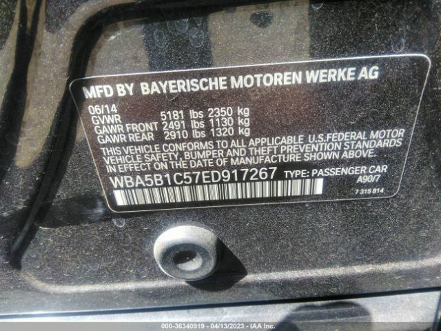 WBA5B1C57ED917267 BMW 5 Series 535i