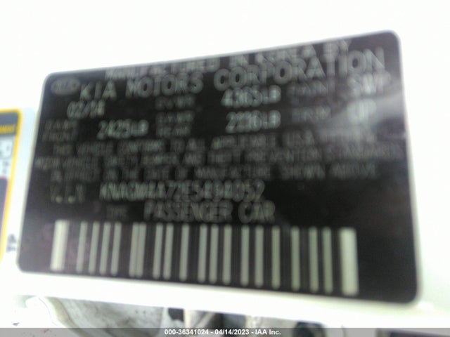 KIA Optima Lx 2014 KNAGM4A72E5494052 Image 9