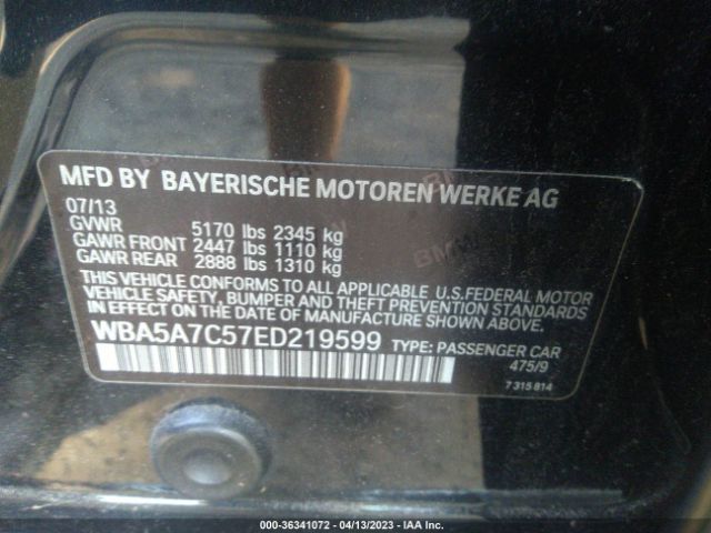WBA5A7C57ED219599 BMW 5 Series 528i Xdrive