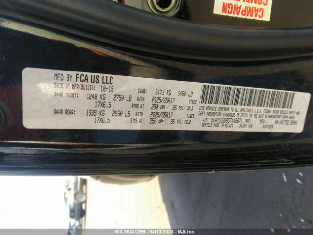 3C4PDCBG8GT145671 Dodge Journey Sxt