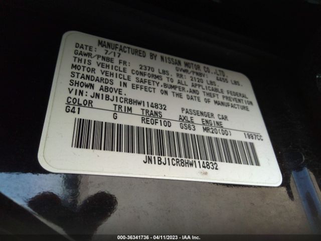 JN1BJ1CR8HW114832 Nissan Rogue Sport Sv