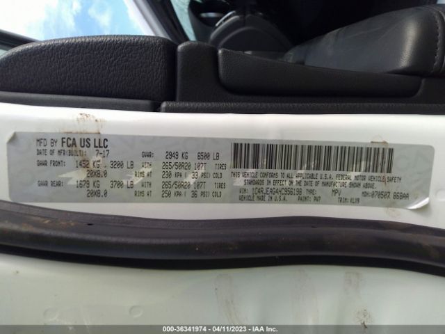 1C4RJEAG4HC956198 Jeep Grand Cherokee Altitude